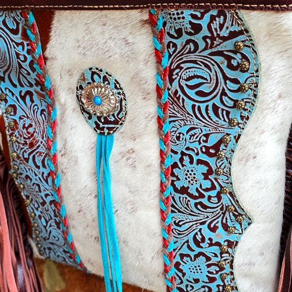 🐮Myra Hair On Bag EUC - Picture 3 of 16